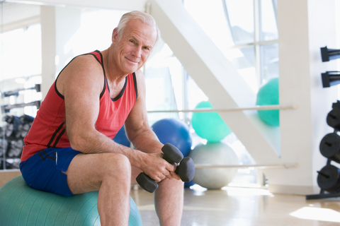 man in gym